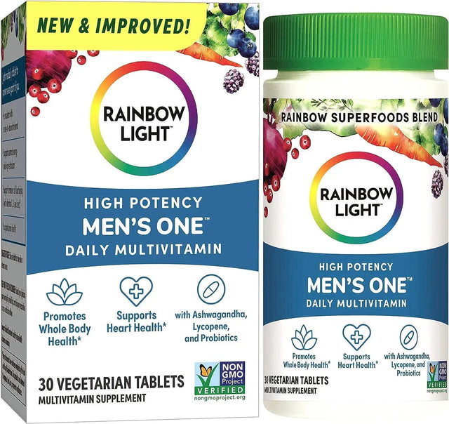 RAINBOW LIGHT - Rainbow Light Multivitamin for Men 30 Tabletas - The Red Vitamin MX - Suplementos Alimenticios - {{ shop.shopifyCountryName }}