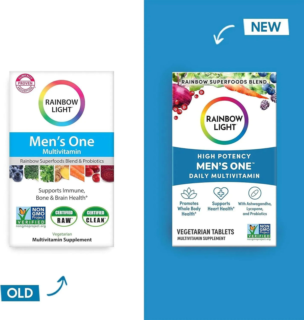 RAINBOW LIGHT - Rainbow Light Multivitamin for Men 30 Tabletas - The Red Vitamin MX - Suplementos Alimenticios - {{ shop.shopifyCountryName }}