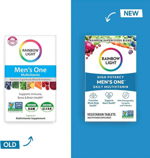 RAINBOW LIGHT - Rainbow Light Multivitamin for Men 30 Tabletas - The Red Vitamin MX - Suplementos Alimenticios - {{ shop.shopifyCountryName }}