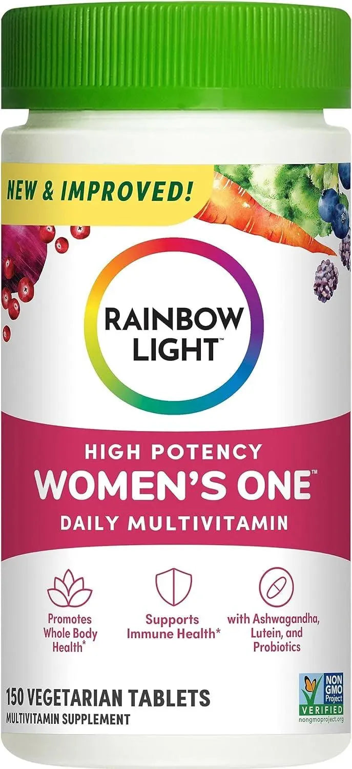 RAINBOW LIGHT - Rainbow Light Multivitamin for Women 150 Tabletas - The Red Vitamin MX - Suplementos Alimenticios - {{ shop.shopifyCountryName }}