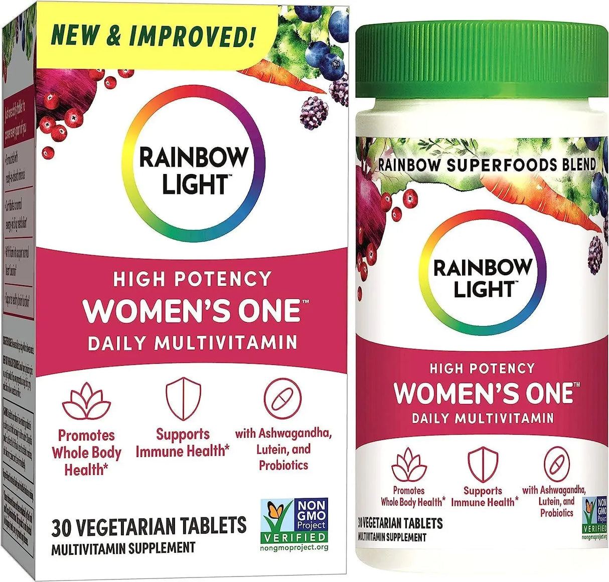 RAINBOW LIGHT - Rainbow Light Multivitamin for Women 30 Tabletas - The Red Vitamin MX - Suplementos Alimenticios - {{ shop.shopifyCountryName }}