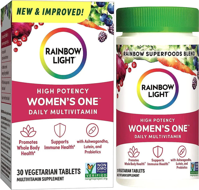 RAINBOW LIGHT - Rainbow Light Multivitamin for Women 30 Tabletas - The Red Vitamin MX - Suplementos Alimenticios - {{ shop.shopifyCountryName }}