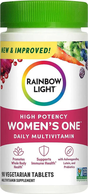 RAINBOW LIGHT - Rainbow Light Multivitamin for Women 90 Tabletas - The Red Vitamin MX - Suplementos Alimenticios - {{ shop.shopifyCountryName }}