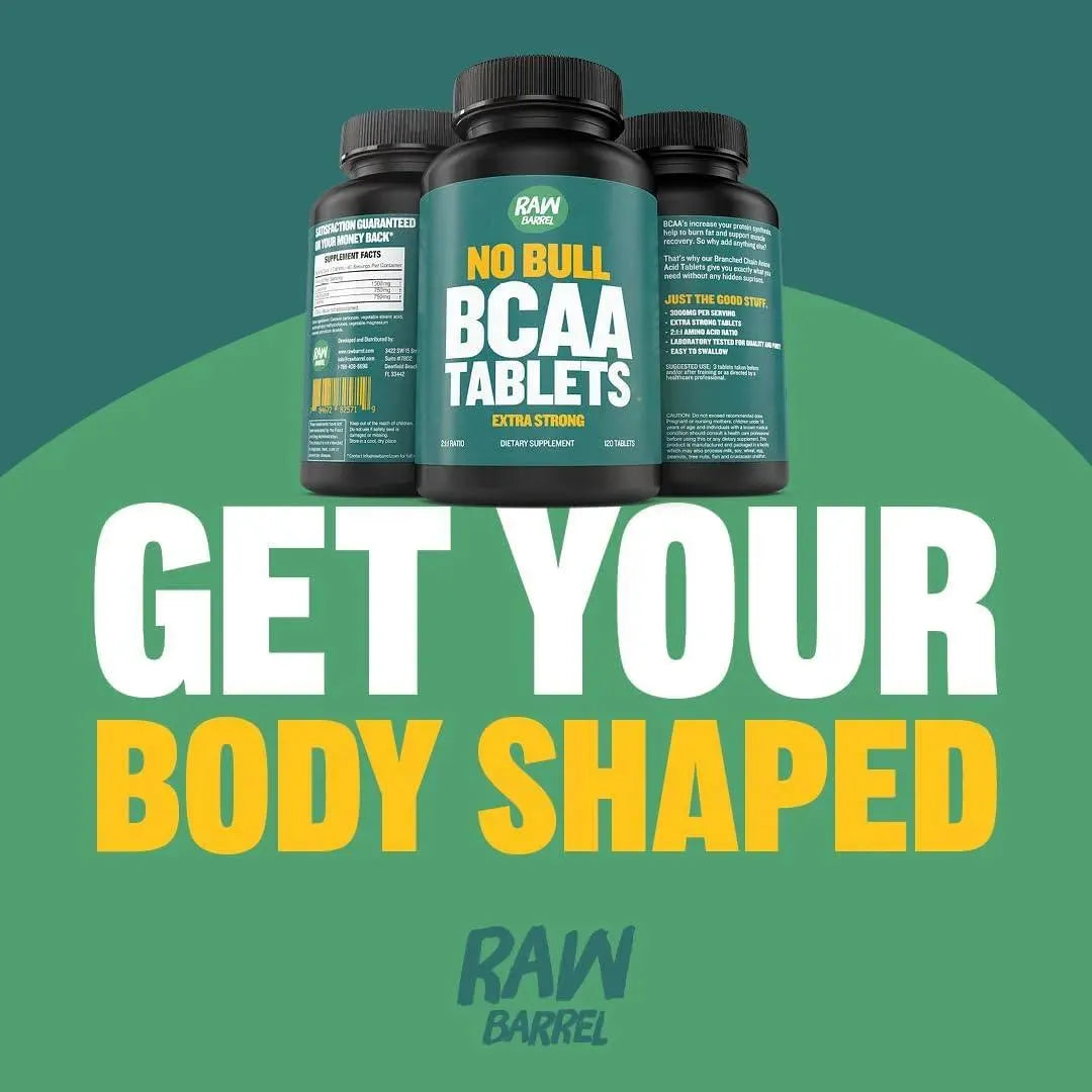 RAW BARREL - Raw Barrel BCAA 1000Mg. 120 Tabletas - The Red Vitamin MX - Suplementos Alimenticios - {{ shop.shopifyCountryName }}