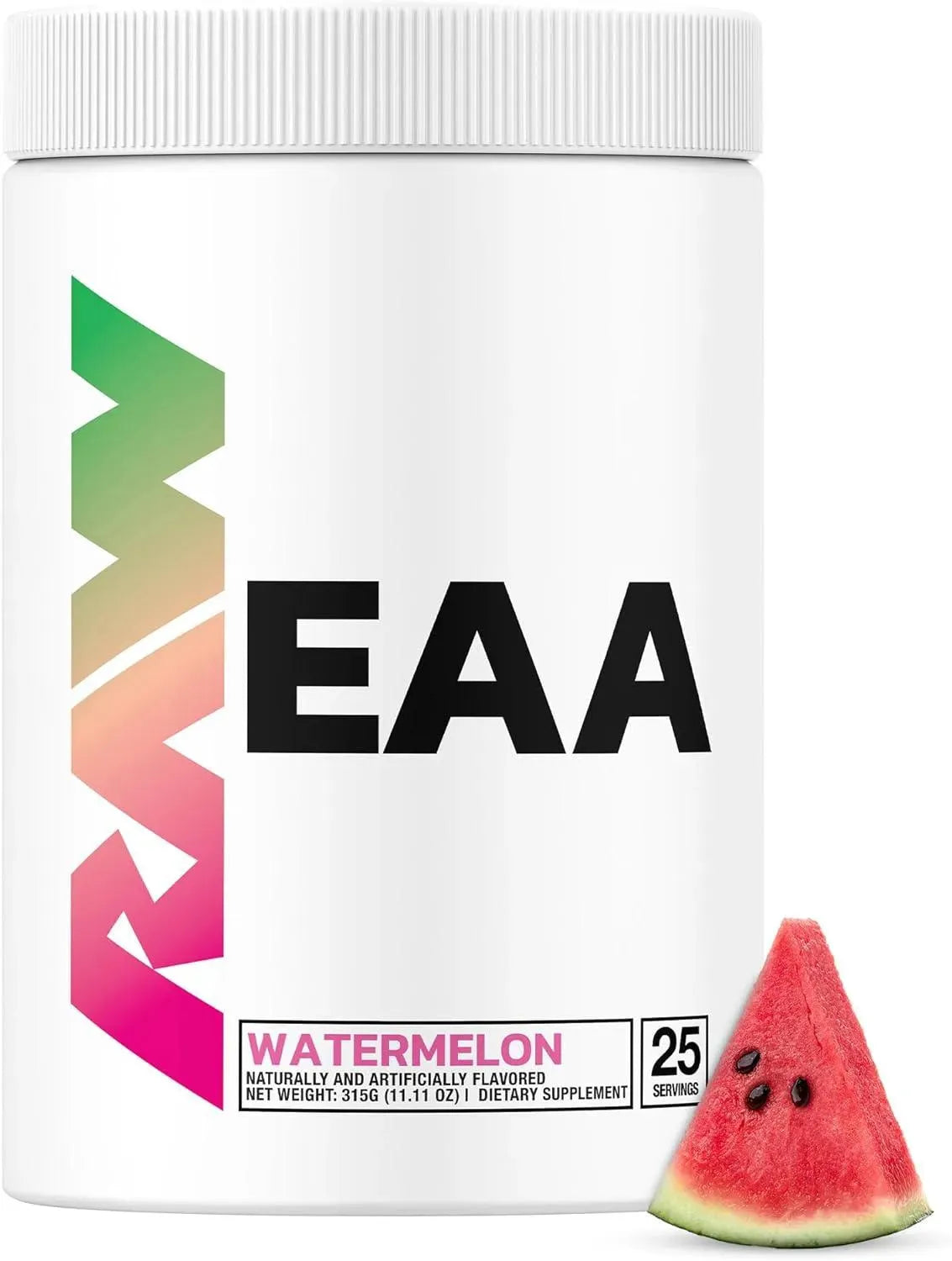 RAW - RAW EAA Amino Acids Powder Watermelon 25 Servicios 315Gr. - The Red Vitamin MX - Suplementos Alimenticios - {{ shop.shopifyCountryName }}