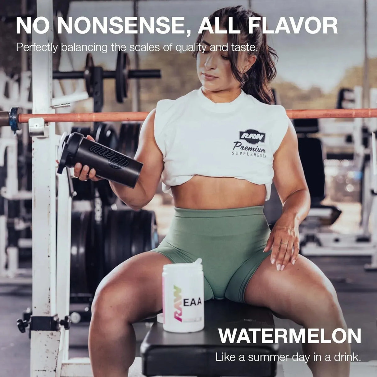RAW - RAW EAA Amino Acids Powder Watermelon 25 Servicios 315Gr. - The Red Vitamin MX - Suplementos Alimenticios - {{ shop.shopifyCountryName }}