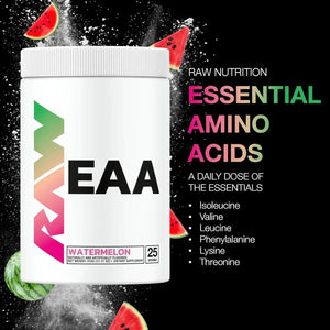 RAW - RAW EAA Amino Acids Powder Watermelon 25 Servicios 315Gr. - The Red Vitamin MX - Suplementos Alimenticios - {{ shop.shopifyCountryName }}