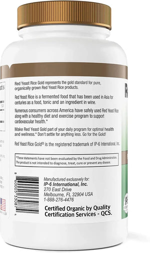 RED YEAST RICE GOLD - Red Yeast Rice Gold 600Mg. of Organic Red Yeast Rice 240 Capsulas - The Red Vitamin MX - Suplementos Alimenticios - {{ shop.shopifyCountryName }}