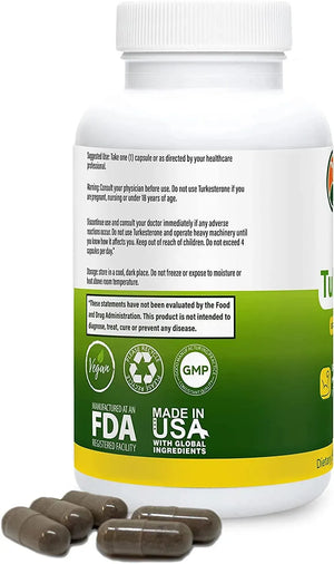 REFERENCE SUPPLEMENTS - Reference Supplements Turkesterone Supplement 500Mg. 90 Capsulas - The Red Vitamin MX - Suplementos Alimenticios - {{ shop.shopifyCountryName }}