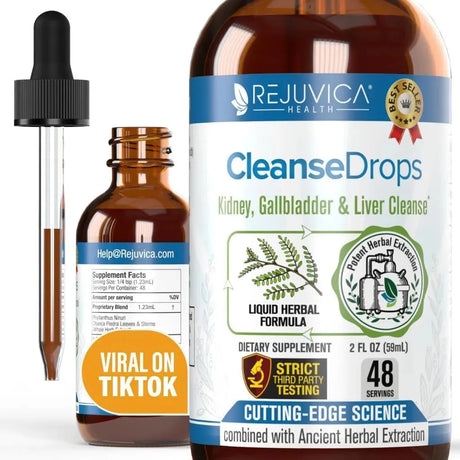REJUVICA HEALTH - Rejuvica Health Cleanse Drops Advanced Kidney & Gallbladder Cleanse Support 59Ml. - The Red Vitamin MX - Suplementos Alimenticios - {{ shop.shopifyCountryName }}