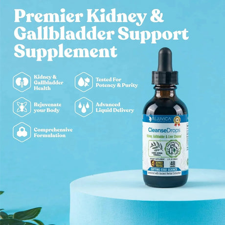 REJUVICA HEALTH - Rejuvica Health Cleanse Drops Advanced Kidney & Gallbladder Cleanse Support 59Ml. - The Red Vitamin MX - Suplementos Alimenticios - {{ shop.shopifyCountryName }}