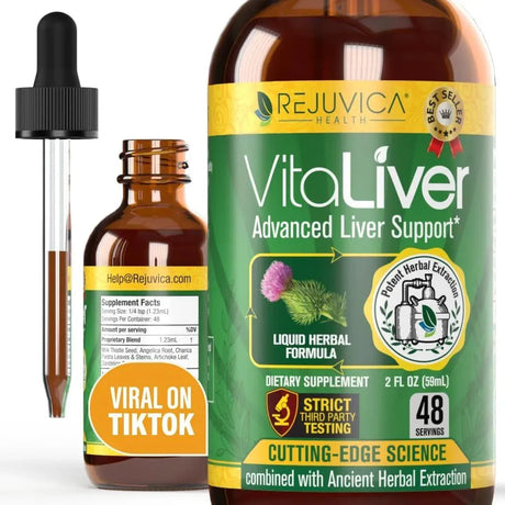REJUVICA HEALTH - Rejuvica Health VitaLiver Liver Cleanse & Detox 59Ml. - The Red Vitamin MX - Suplementos Alimenticios - {{ shop.shopifyCountryName }}