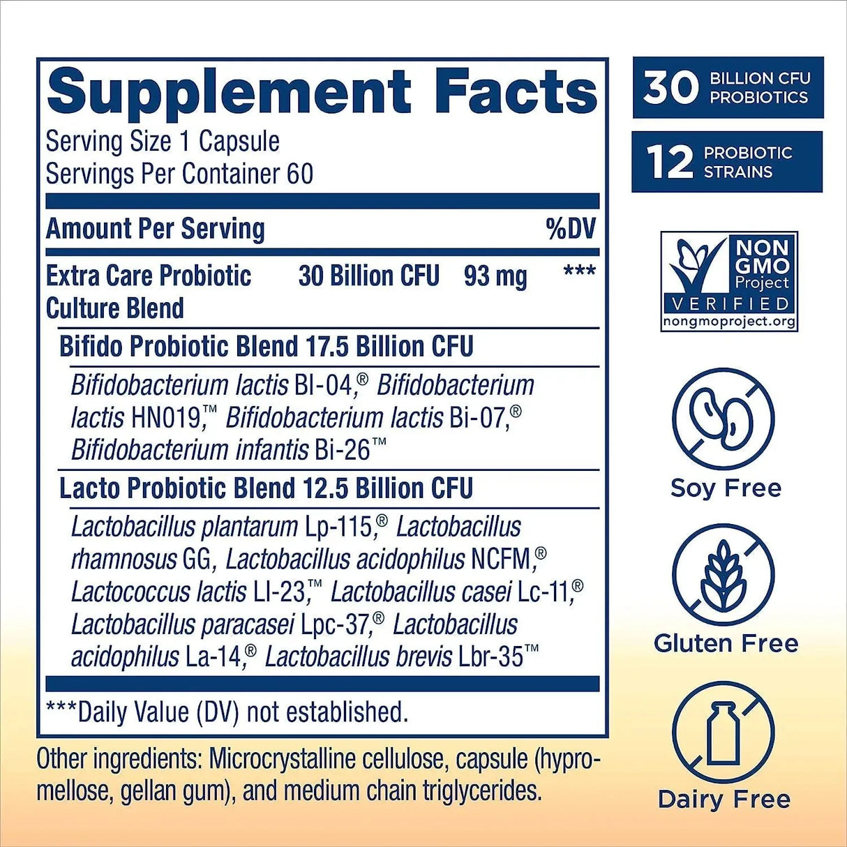 RENEWLIFE - Renew Life Extra Care Probiotic 60 Capsulas - The Red Vitamin MX - Suplementos Alimenticios - {{ shop.shopifyCountryName }}