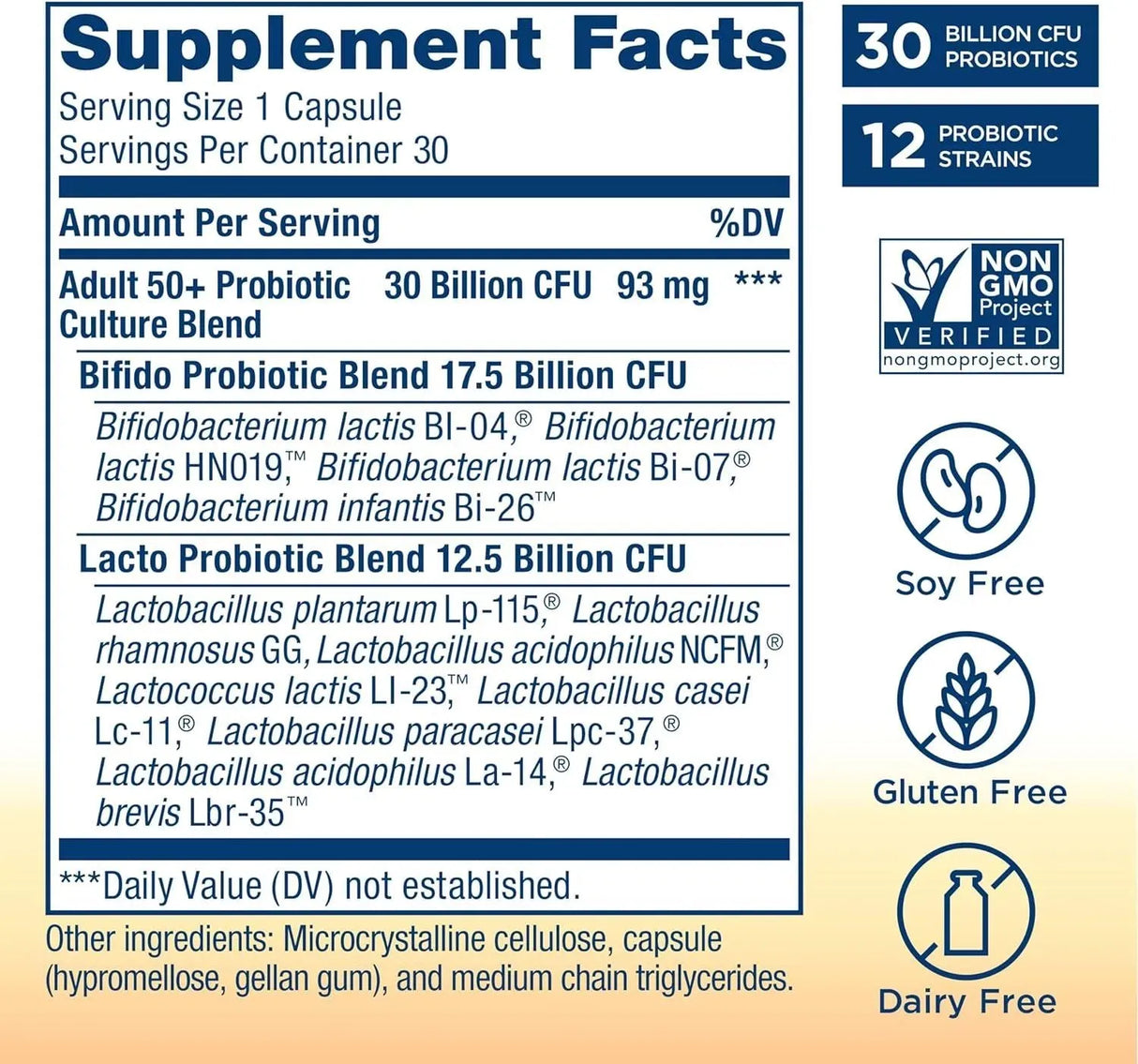 RENEWLIFE - Renew Life Probiotic Adult 50 Plus 30 Capsulas - The Red Vitamin MX - Suplementos Alimenticios - {{ shop.shopifyCountryName }}