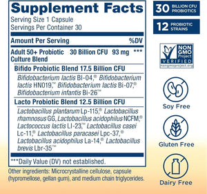RENEWLIFE - Renew Life Probiotic Adult 50 Plus 30 Capsulas - The Red Vitamin MX - Suplementos Alimenticios - {{ shop.shopifyCountryName }}