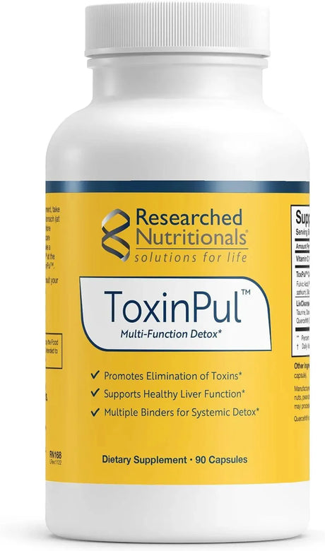 RESEARCHED NUTRITIONALS - Researched Nutritionals ToxinPul Binder & Detox Cleanse Support 90 Capsulas - The Red Vitamin MX - Suplementos Alimenticios - {{ shop.shopifyCountryName }}