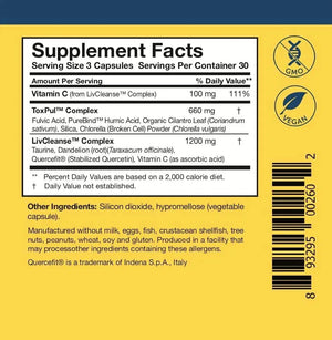 RESEARCHED NUTRITIONALS - Researched Nutritionals ToxinPul Binder & Detox Cleanse Support 90 Capsulas - The Red Vitamin MX - Suplementos Alimenticios - {{ shop.shopifyCountryName }}