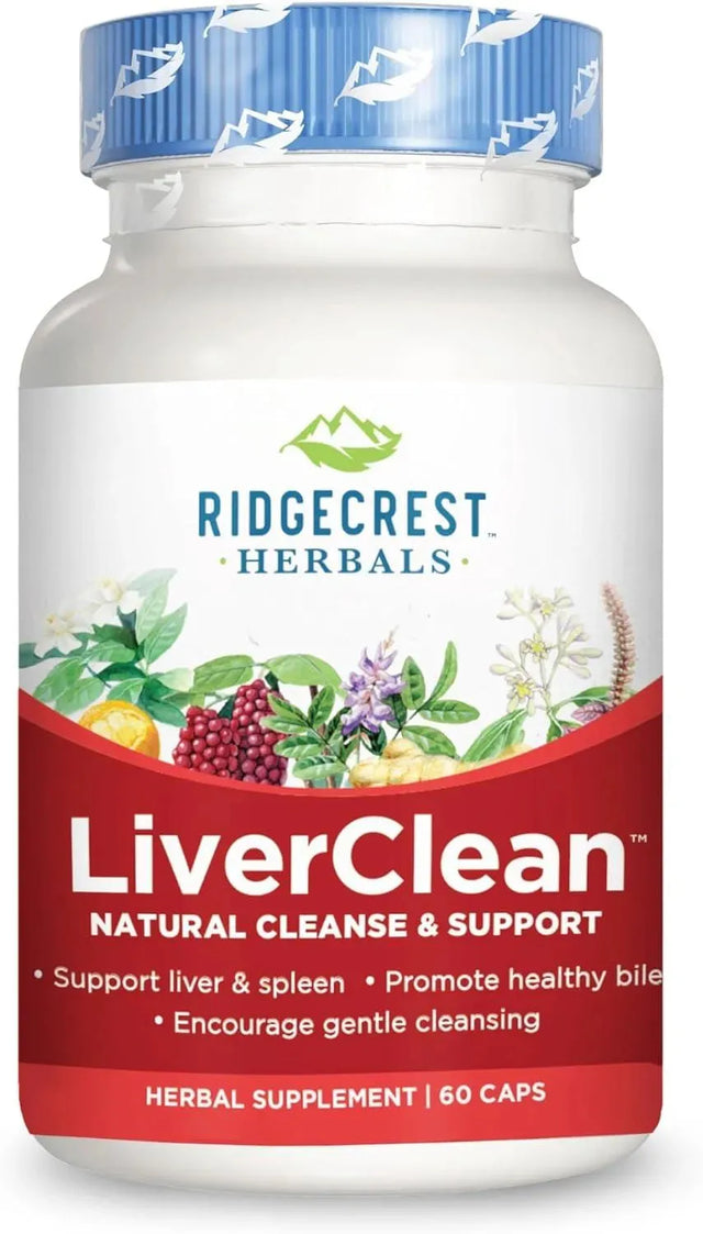 RIDGECREST HERBALS - Ridgecrest Herbals LiverClean 60 Capsulas - The Red Vitamin MX - Suplementos Alimenticios - {{ shop.shopifyCountryName }}