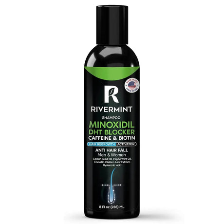 RIVERMINT - Rivermint Premium: Shampoo with Minoxidil, Biotin, DHT Blocker Saw Palmetto & Caffeine 236Ml. - The Red Vitamin MX - Shampoo Para Cabello - {{ shop.shopifyCountryName }}