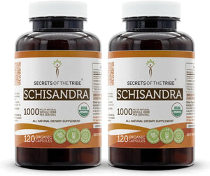 SECRETS OF THE TRIBE - Secrets of the Tribe Schisandra 1000Mg. 120 Capsulas 2 Pack - The Red Vitamin MX - Suplementos Alimenticios - {{ shop.shopifyCountryName }}