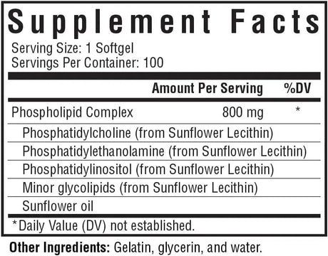 SEEKING HEALTH - Seeking Health Optimal PC 800mcg Blended Phospholipid Complex 100 Capsulas Blandas - The Red Vitamin MX - Suplementos Alimenticios - {{ shop.shopifyCountryName }}