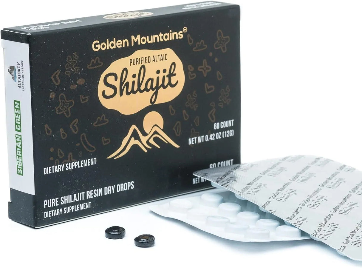 SIBERIAN GREEN - Siberian Green Premium Pure Shilajit Dry Drops by Siberian Green Altai "Golden Mountains" 60 Gotas - The Red Vitamin MX - Suplementos Alimenticios - {{ shop.shopifyCountryName }}