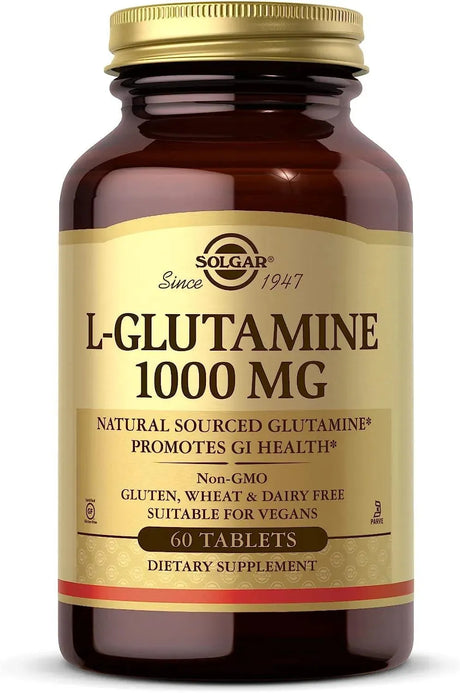 SOLGAR - Solgar L-Glutamine 1000Mg. 60 Tabletas - The Red Vitamin MX - Suplementos Alimenticios - {{ shop.shopifyCountryName }}