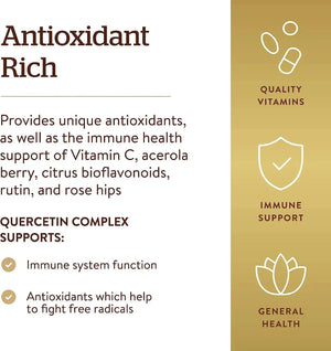 SOLGAR - Solgar Quercetin Complex with Ester-C Plus 100 Capsulas - The Red Vitamin MX - Suplementos Alimenticios - {{ shop.shopifyCountryName }}