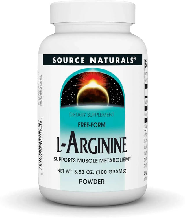 SOURCE NATURALS - Source Naturals L-Arginine Powder 100Gr. - The Red Vitamin MX - Suplementos Alimenticios - {{ shop.shopifyCountryName }}