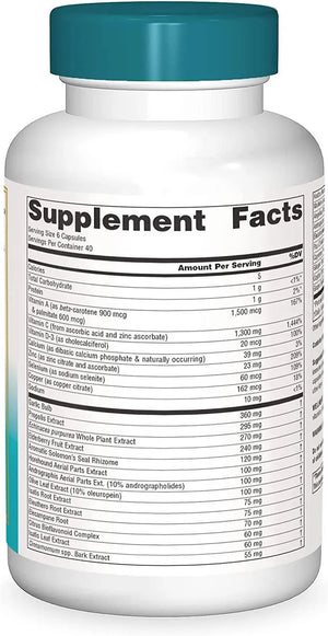 SOURCE NATURALS - Source Naturals Wellness Formula Bio-Aligned Vitamins & Herbal Defense for Immune System Support 120 Capsulas - The Red Vitamin MX - Suplementos Alimenticios - {{ shop.shopifyCountryName }}