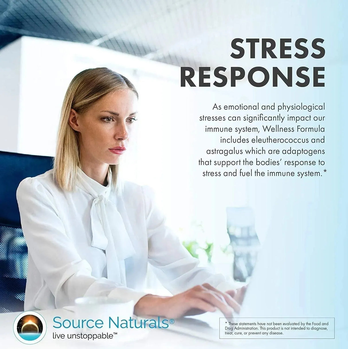 SOURCE NATURALS - Source Naturals Wellness Formula Bio-Aligned Vitamins & Herbal Defense for Immune System Support 120 Capsulas - The Red Vitamin MX - Suplementos Alimenticios - {{ shop.shopifyCountryName }}
