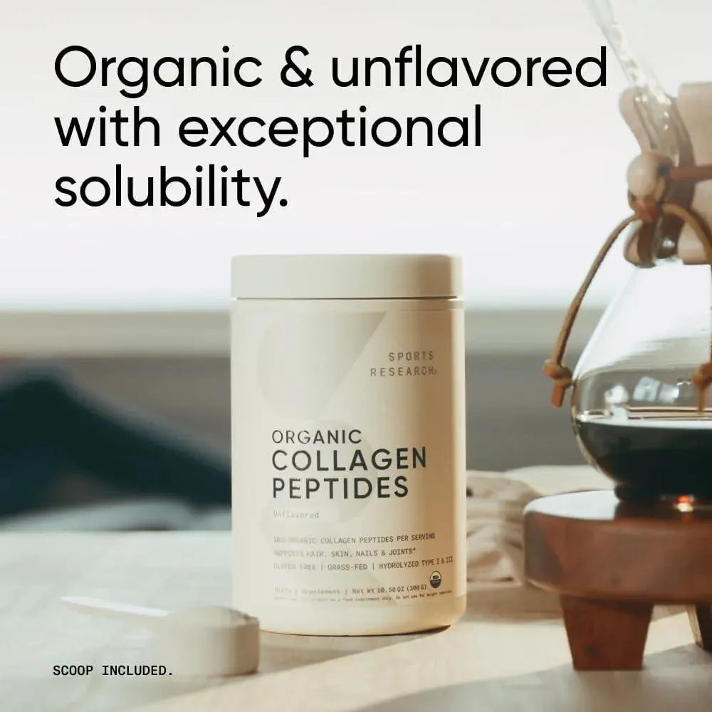 SPORTS RESEARCH - Sports Research Organic Collagen Peptides 300Gr. - The Red Vitamin MX - Suplementos Alimenticios - {{ shop.shopifyCountryName }}
