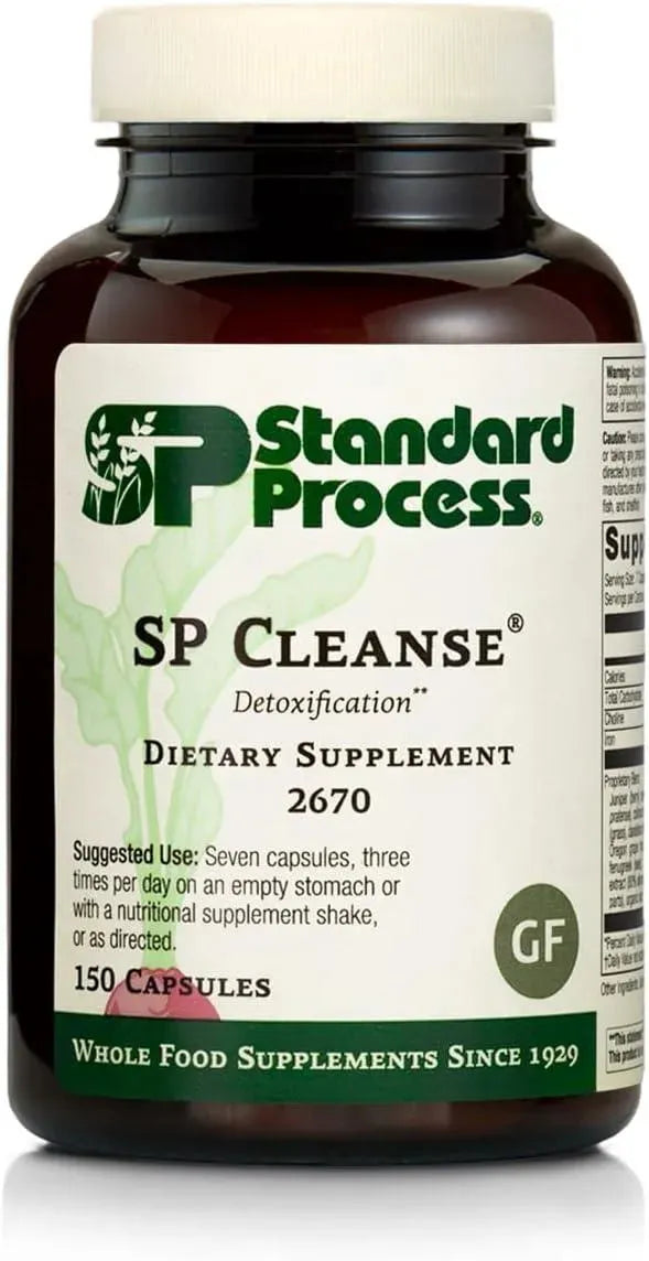 Standard Process SP Cleanse 150 Capsulas The Red Vitamin MX