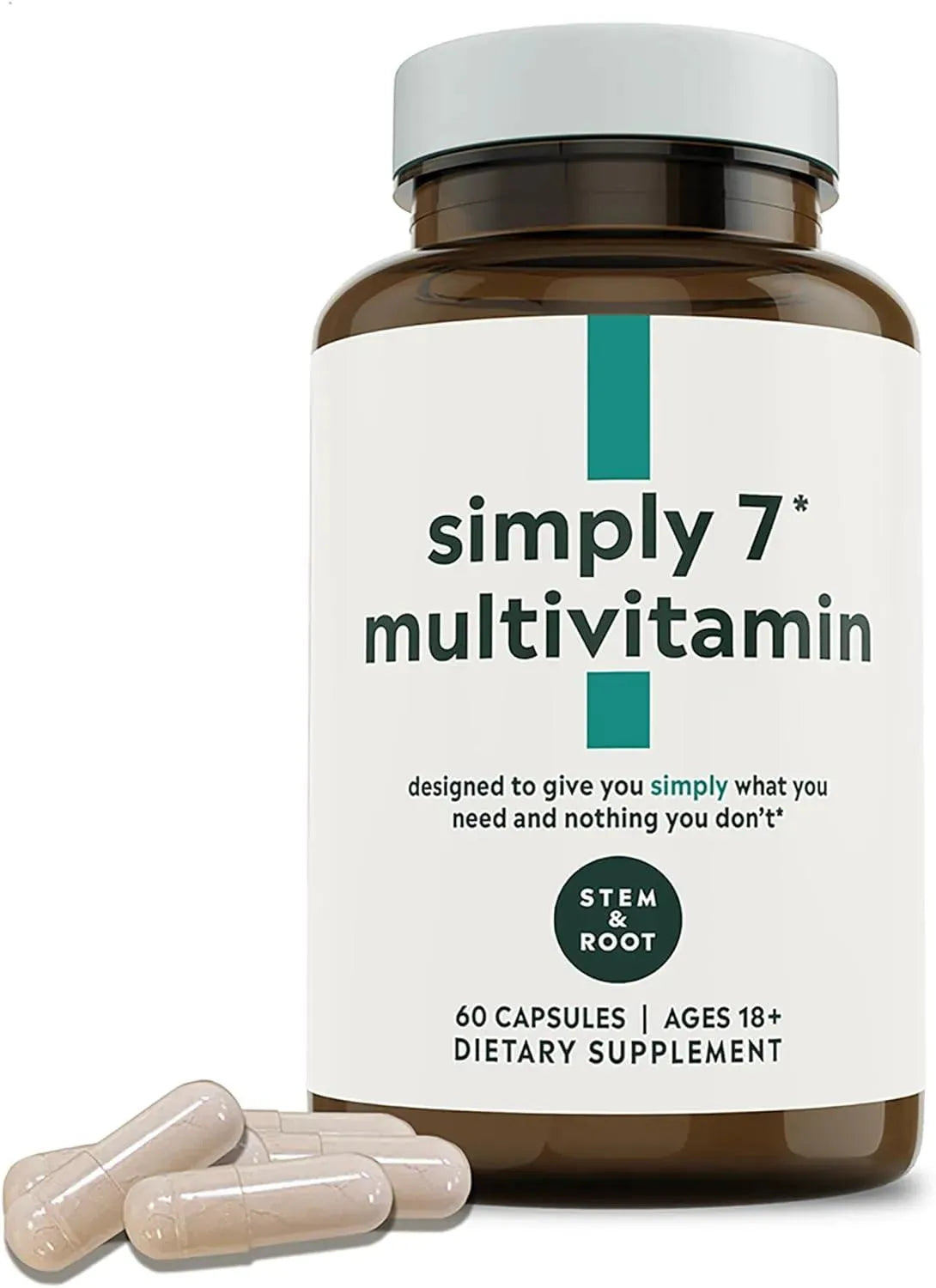 STEM & ROOT - Simply 7 Multivitamin 60 Capsulas - The Red Vitamin MX - Suplementos Alimenticios - {{ shop.shopifyCountryName }}