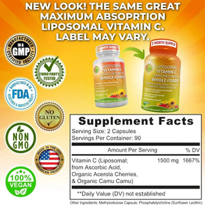 SUPPLEMENTS STUDIO - Supplements Studio Liposomal Vitamin C 1500Mg. 180 Capsulas - The Red Vitamin MX - Suplementos Alimenticios - {{ shop.shopifyCountryName }}
