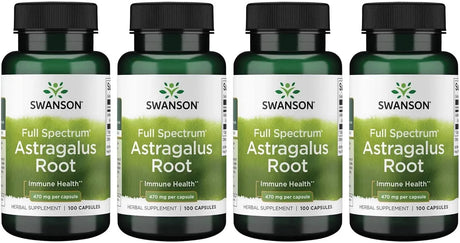SWANSON - Swanson Astragalus Root 470Mg. 100 Capsulas 4 Pack - The Red Vitamin MX - Suplementos Alimenticios - {{ shop.shopifyCountryName }}