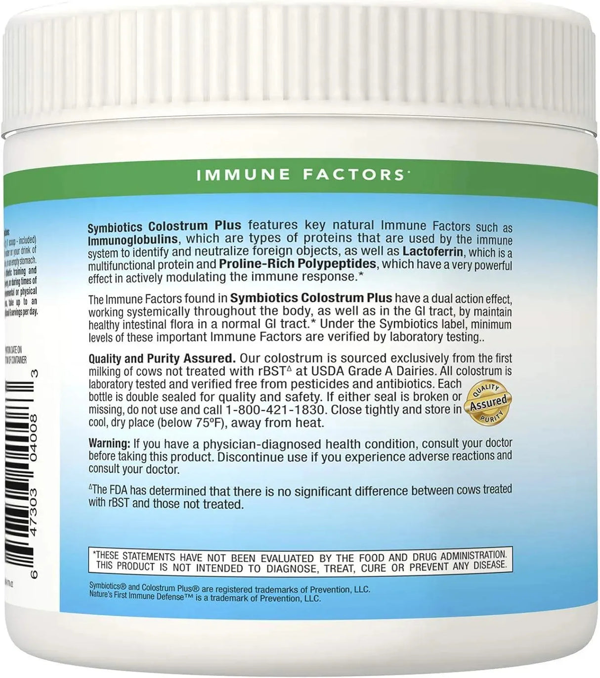 SYMBIOTICS - Symbiotics Colostrum Plus Powder 180 Gr. - The Red Vitamin MX - Suplementos Alimenticios - {{ shop.shopifyCountryName }}