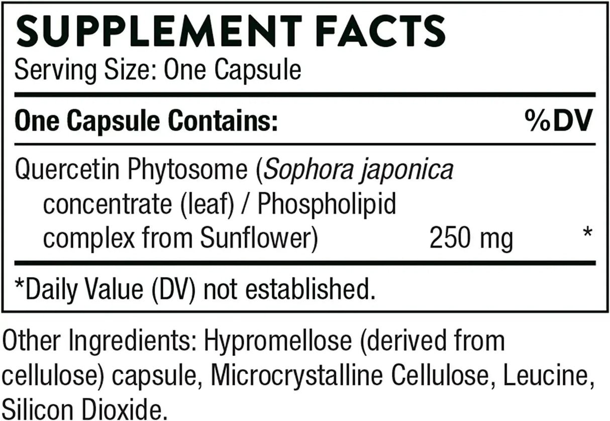 THORNE RESEARCH - Thorne Quercetin Phytosome 60 Capsulas - The Red Vitamin MX - Suplementos Alimenticios - {{ shop.shopifyCountryName }}