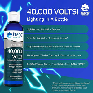TRACE MINERALS - Trace Minerals 40,000 Volts Liquid Electrolyte Concentrace Drops 237Ml. - The Red Vitamin MX - Suplementos Alimenticios - {{ shop.shopifyCountryName }}
