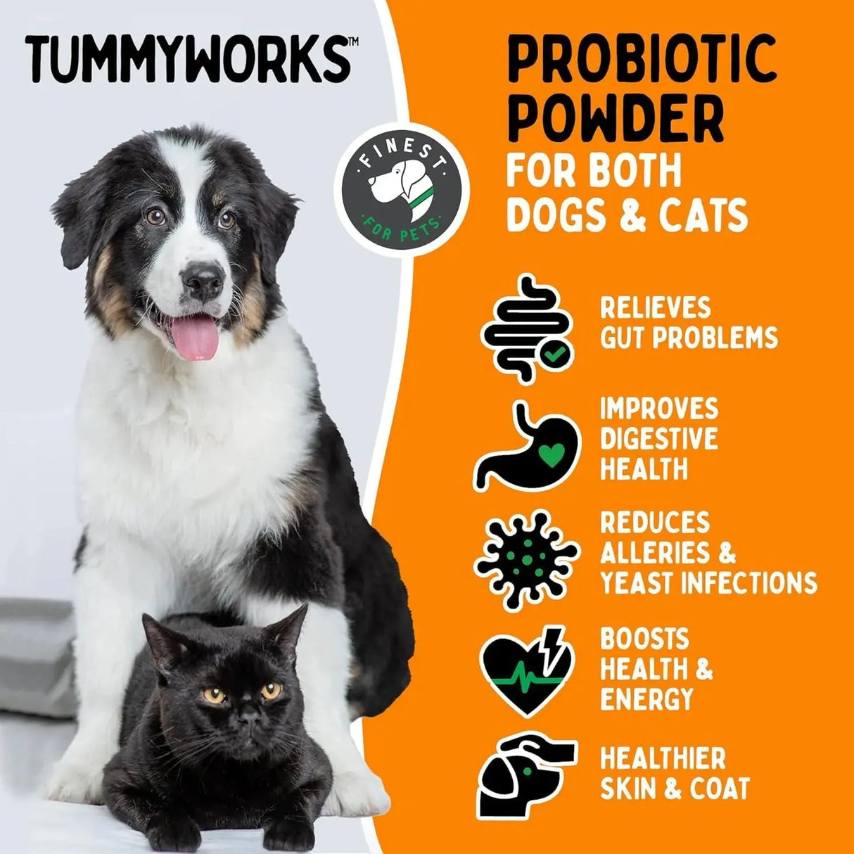 TUMMYWORKS - TummyWorks Probiotic Powder for Dogs & Cats 160 Servicios 208Gr. - The Red Vitamin MX - Probióticos Para Perros - {{ shop.shopifyCountryName }}