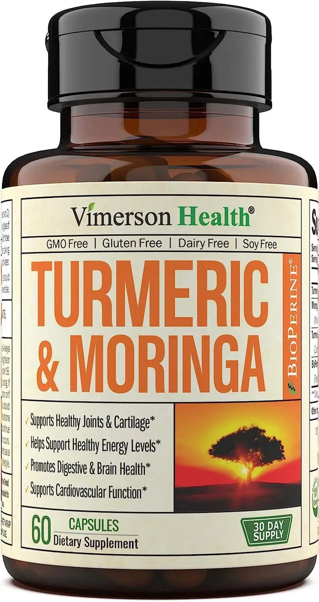 VIMERSON HEALTH - Vimerson Health Turmeric Curcumin & Moringa Leaves Extract 60 Capsulas - The Red Vitamin MX - Suplementos Alimenticios - {{ shop.shopifyCountryName }}