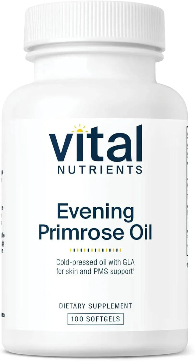 VITAL NUTRIENTS - Vital Nutrients Evening Primrose Oil 1000Mg. 100 Capsulas Blandas - The Red Vitamin MX - Suplementos Alimenticios - {{ shop.shopifyCountryName }}