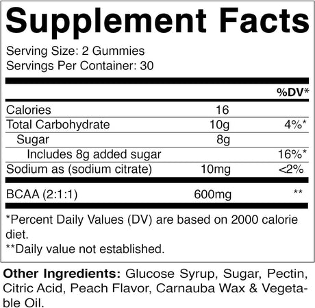 VITAMATIC - Vitamatic BCAA Gummies 600Mg. 60 Gomitas 2 Pack - The Red Vitamin MX - Suplementos Alimenticios - {{ shop.shopifyCountryName }}