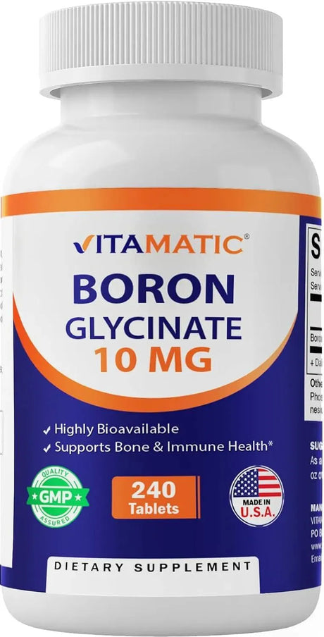 VITAMATIC - Vitamatic Chelated Boron 10Mg. 240 Tabletas - The Red Vitamin MX - Suplementos Alimenticios - {{ shop.shopifyCountryName }}