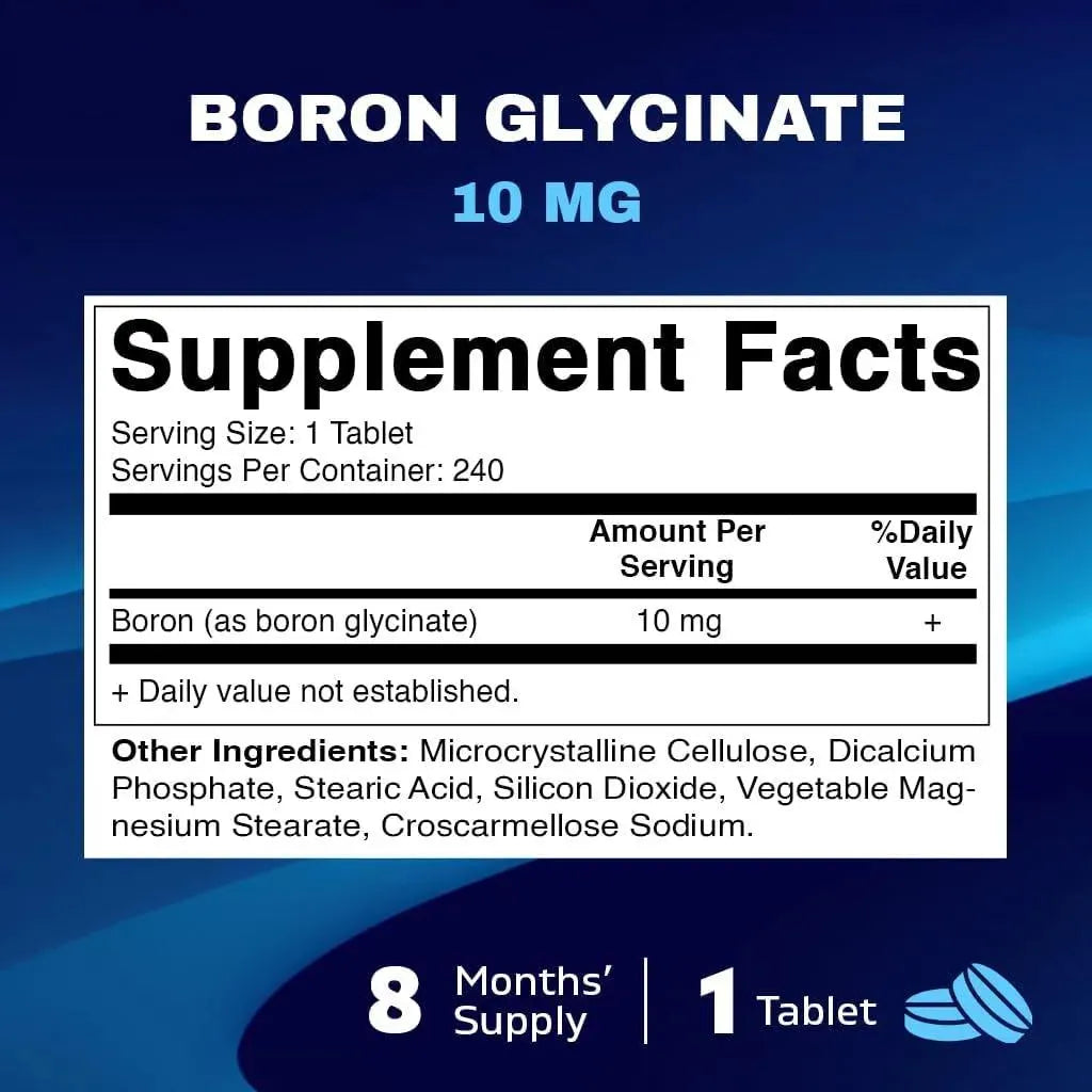 VITAMATIC - Vitamatic Chelated Boron 10Mg. 240 Tabletas - The Red Vitamin MX - Suplementos Alimenticios - {{ shop.shopifyCountryName }}