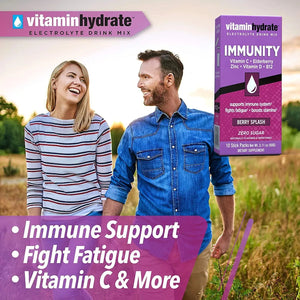 VITAMIN HYDRATE - VitaminHydrate Hydration Powder Electrolyte Supplement Drink Mix 10 Paquetes - The Red Vitamin MX - Suplementos Alimenticios - {{ shop.shopifyCountryName }}