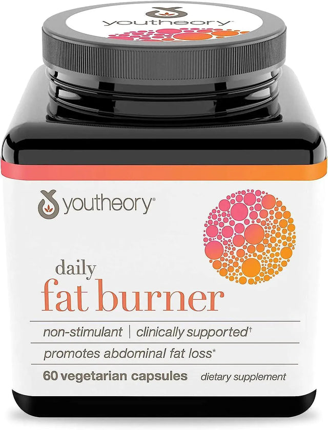 YOUTHEORY - Youtheory Daily Fat Burner 60 Capsulas - The Red Vitamin MX - Suplementos Alimenticios - {{ shop.shopifyCountryName }}