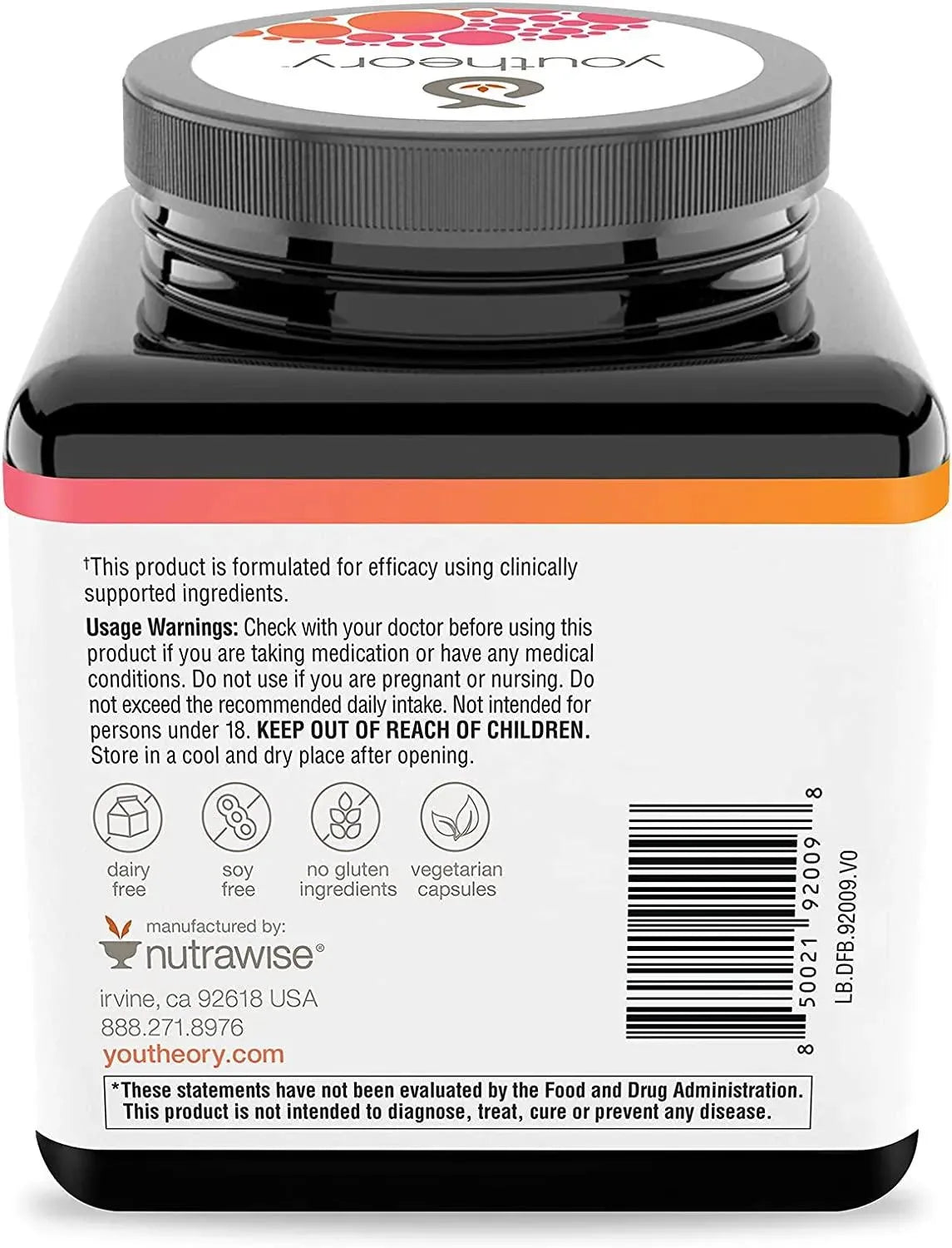 YOUTHEORY - Youtheory Daily Fat Burner 60 Capsulas - The Red Vitamin MX - Suplementos Alimenticios - {{ shop.shopifyCountryName }}