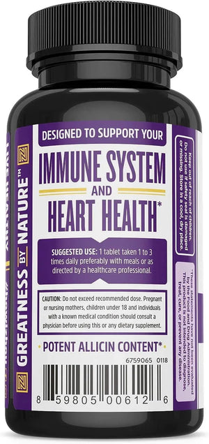 ZHOU - Zhou Nutrition Garlic Supplement 90 Tabletas - The Red Vitamin MX - Suplementos Alimenticios - {{ shop.shopifyCountryName }}
