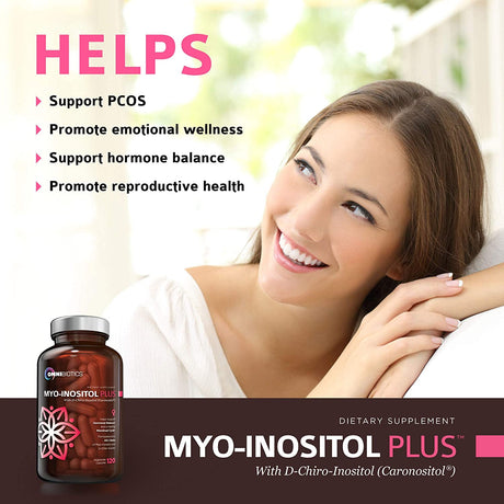 Omnibiotics Myo-Inositol Plus with D-Chiro-Inositol 120 Capsulas